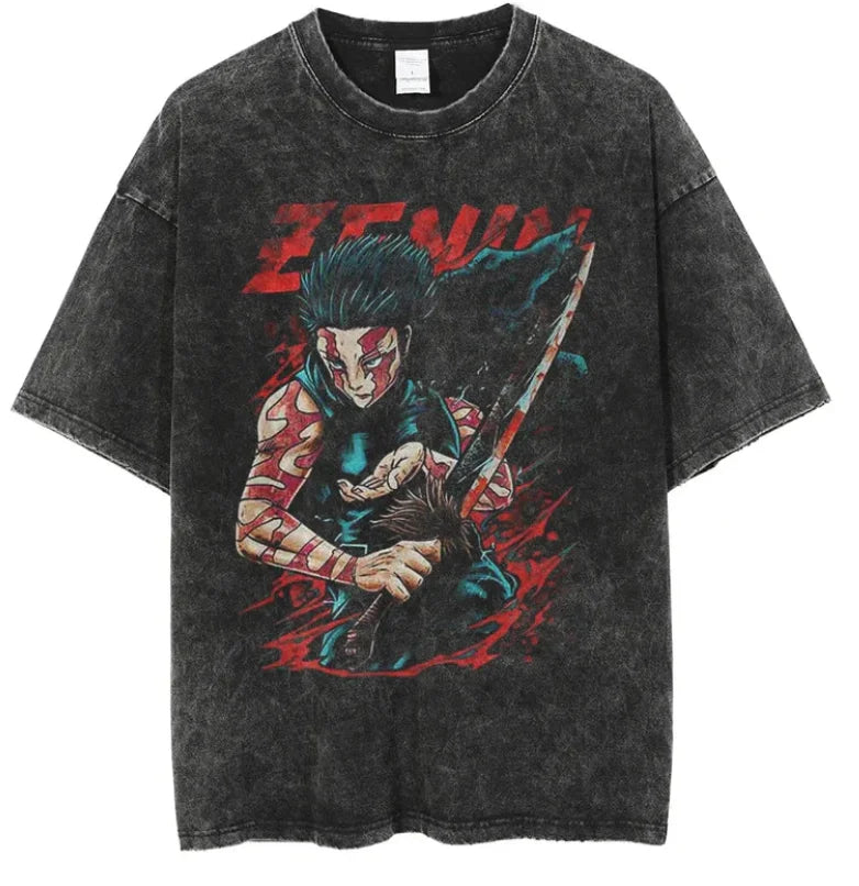 Yuji Itadori x Sukuna JJK Anime Vintage Graphic T-Shirt