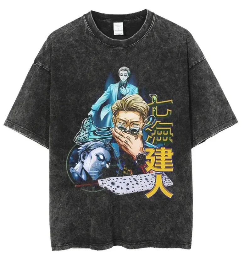 Maki Zenin JJK Anime Vintage Graphic T-Shirt